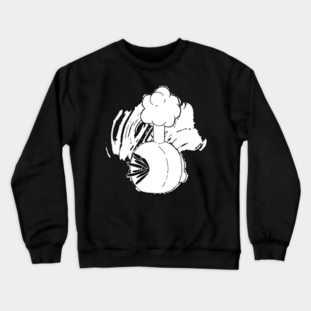 Plumbus White Ink Crewneck Sweatshirt by ThreadChef